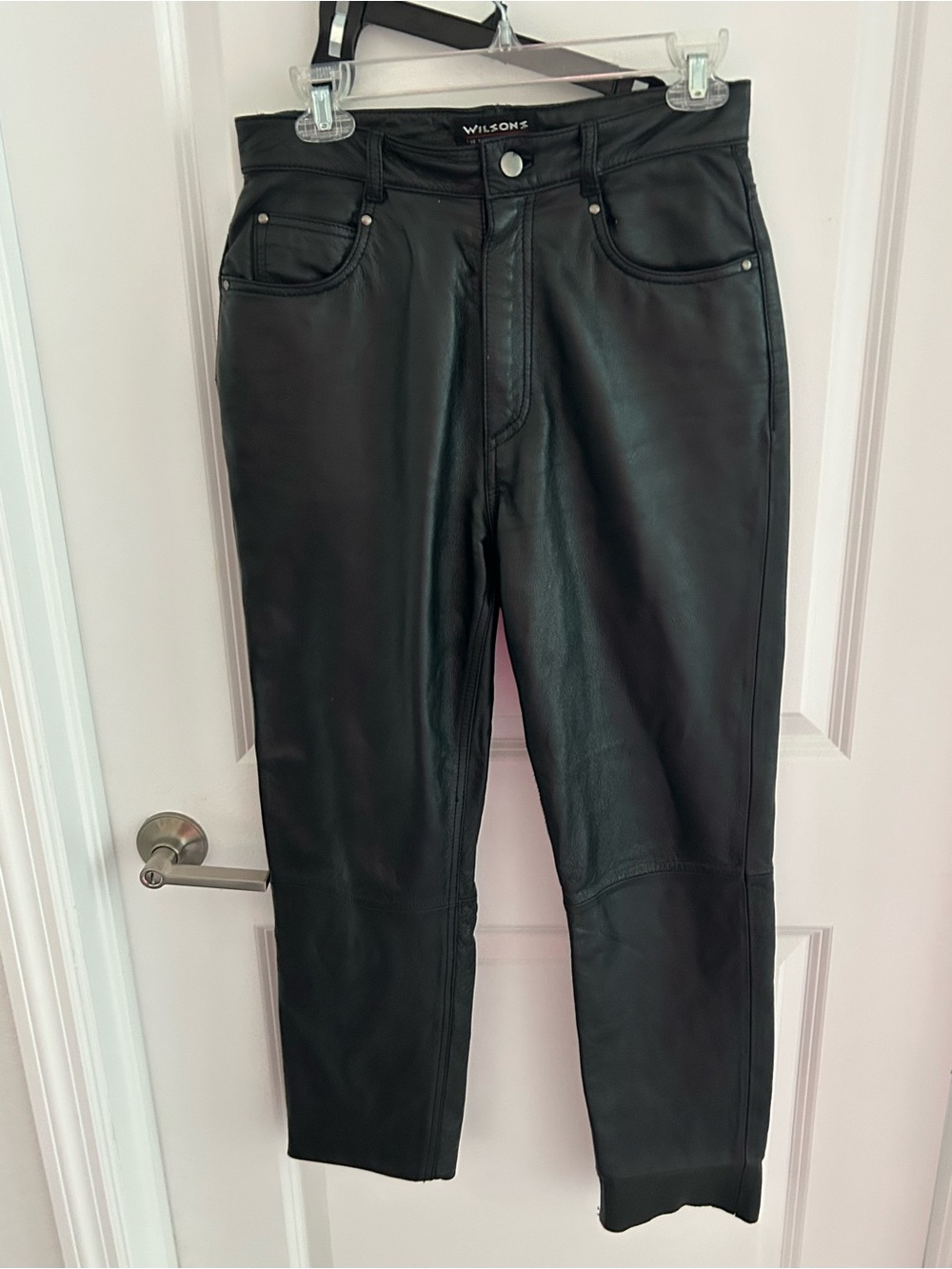 Wilson Black Leather Women’s pants sz8